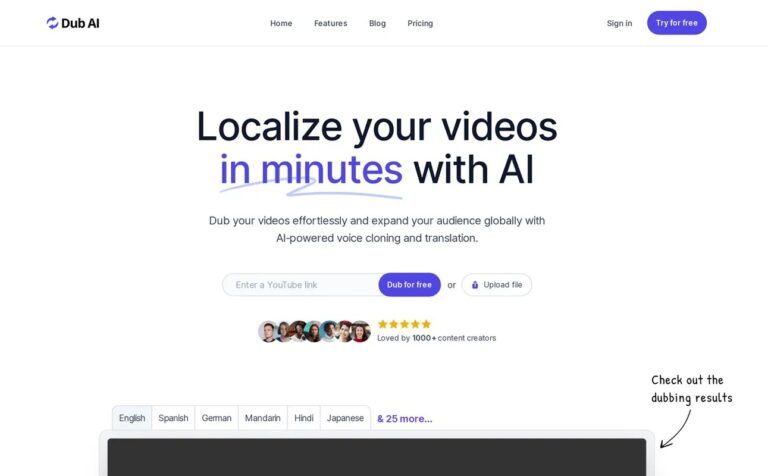 Dub AI: Descubra Como Dublar Vídeos Automaticamente com IA 7 dub ai para dublar videos